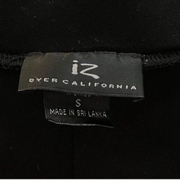 Vintage IZ Byer Black & White Ruffle Mini Dress – Size Small - Picture 7 of 8